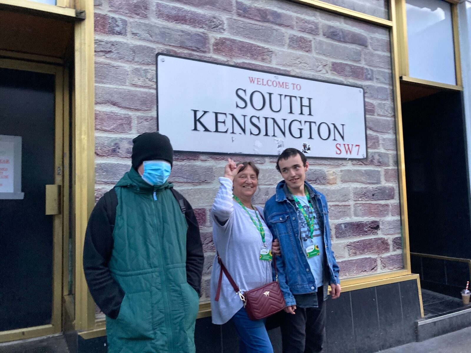 RAGS members outside South Kensington station on the way to the Science Museum