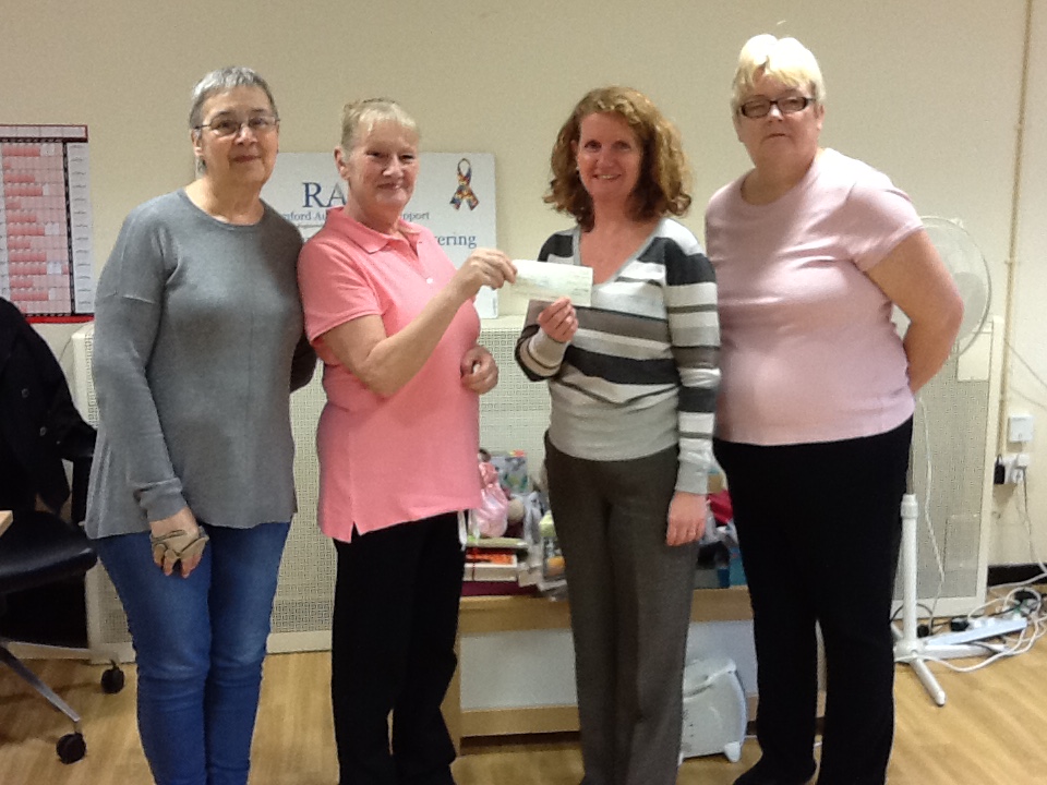 Harold Hill Knitting ladies raise an amazing £2300 for RAGS 
