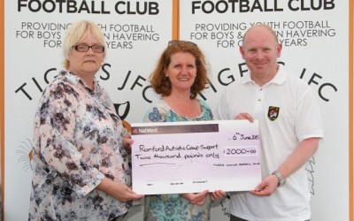 Tigers JFC Donation to RAGS