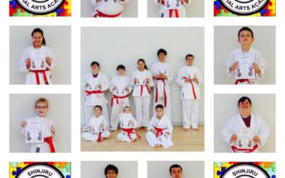 An excellent achievement by Shinjiru Warriors who have passed their first grading