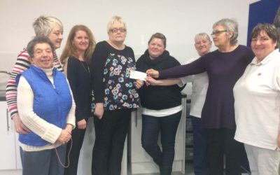 Harold Hill Library Knitting Club supports RAGS for a second year raising an incredible £2800